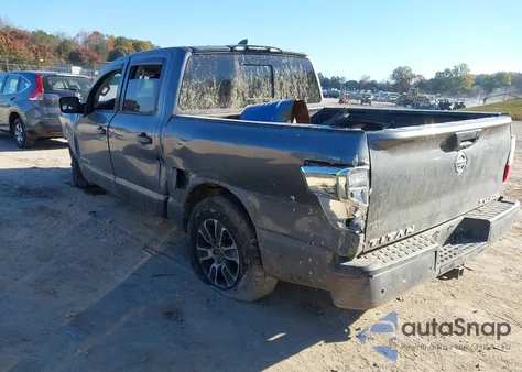 2022 Nissan Titan Sv 4X4 from USA, damaged, VIN 1N6AA1EC8NN103653